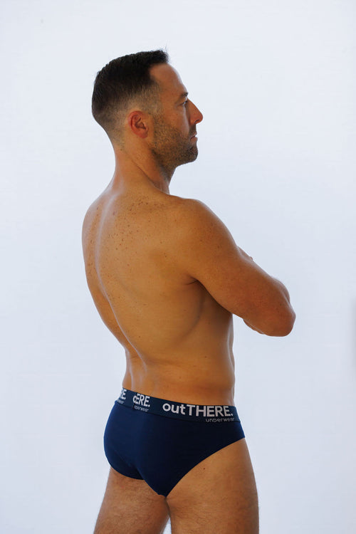 Men's Relaxed Brief - Navy